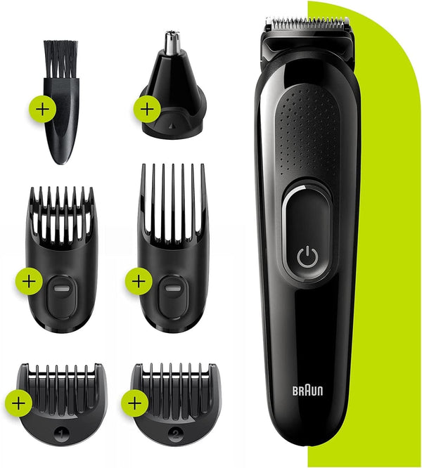 ماكينة حلاقة 6 في 1 متعددة الاستخدامات لتشذيب الشعر من براون