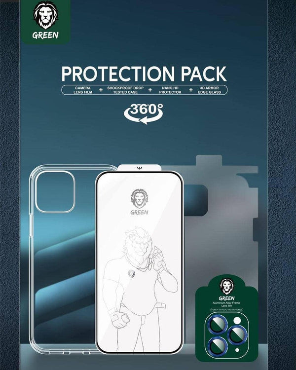 4 in 1 Phone Protection Pack (360 Degree)