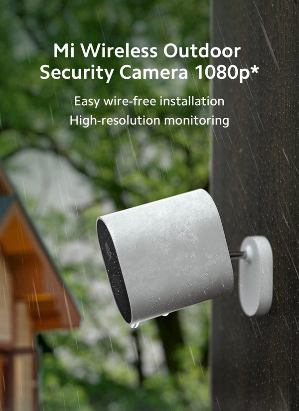 Wireless home security camera with receiver