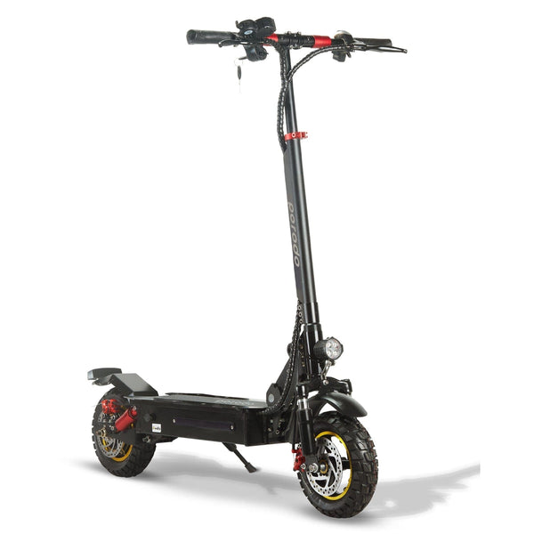 Off-road capability electric scooter